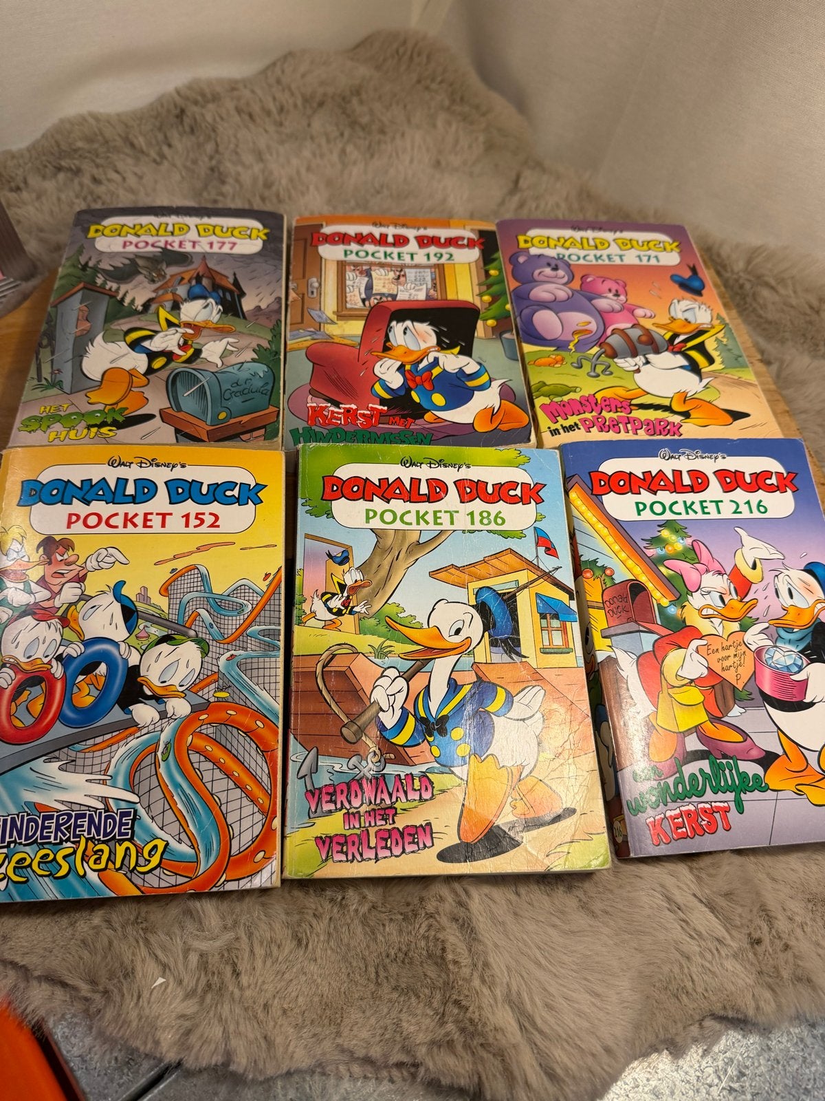 Donald Duck Pockets - Set van 6 en Katrien Duck Pocket 6, Boeken, Meerdere stripboeken, Ophalen of Verzenden, Gelezen