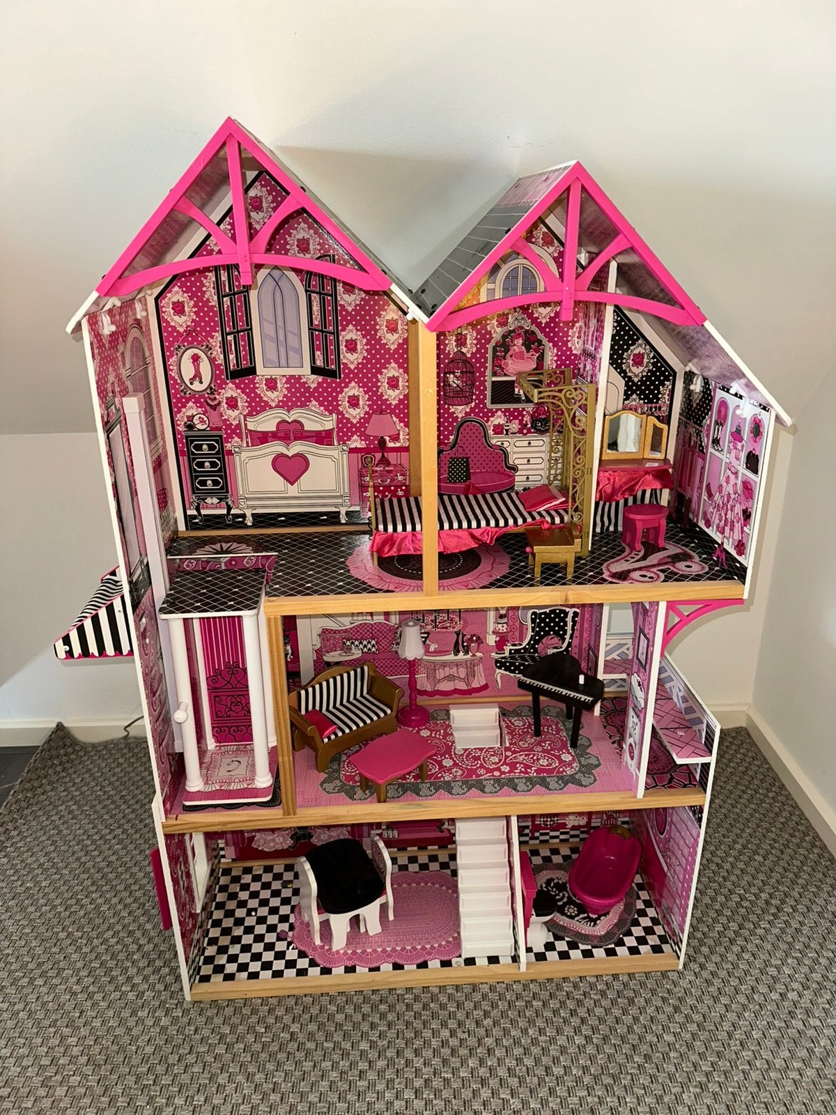 Poppenhuis Bella KidKraft, Ophalen, Zo goed als nieuw, Poppenhuis