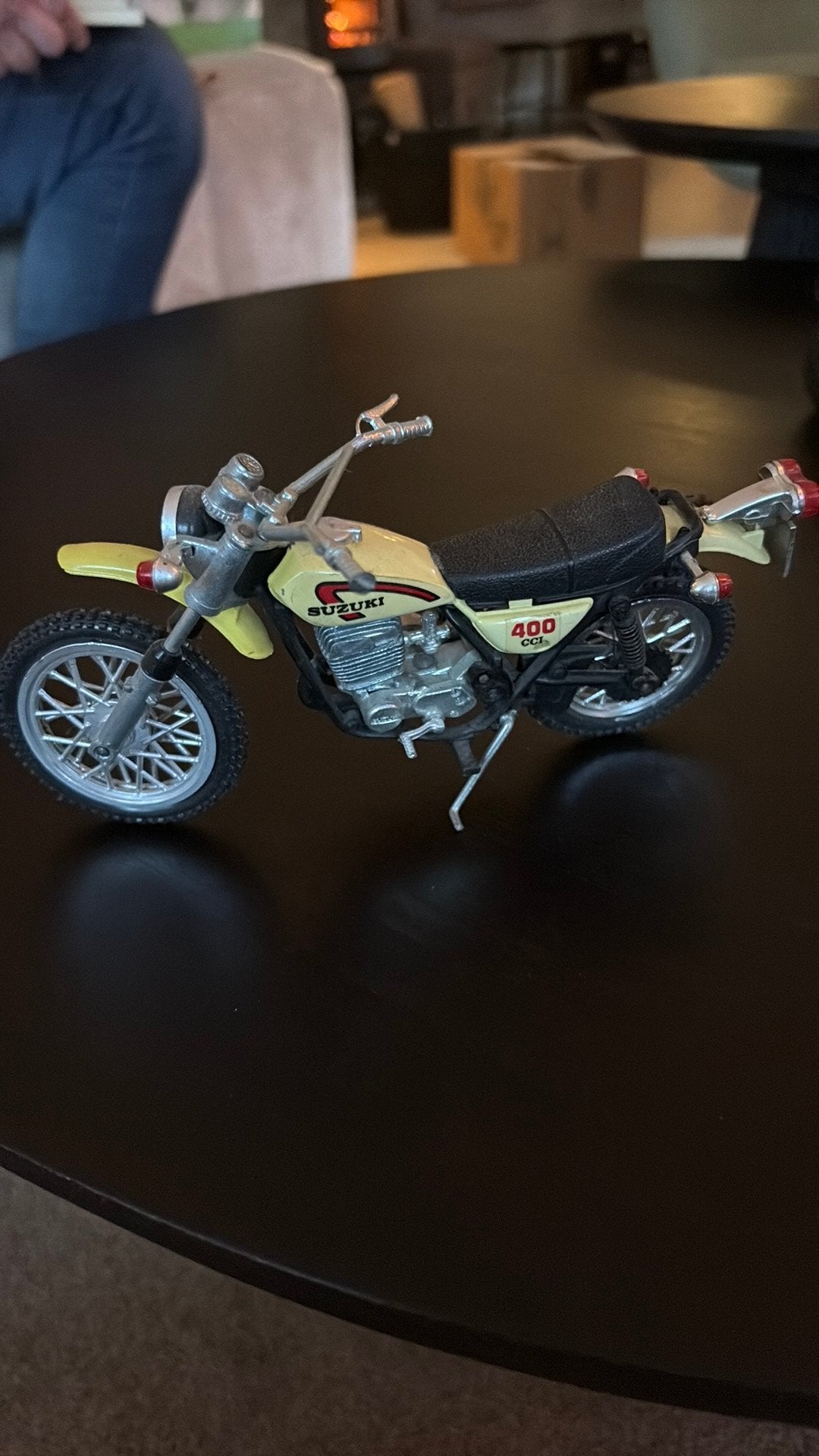 Vintage Polistil Suzuki TS 400 Apache (1:15) – MS117, Ophalen of Verzenden, Gebruikt, Auto