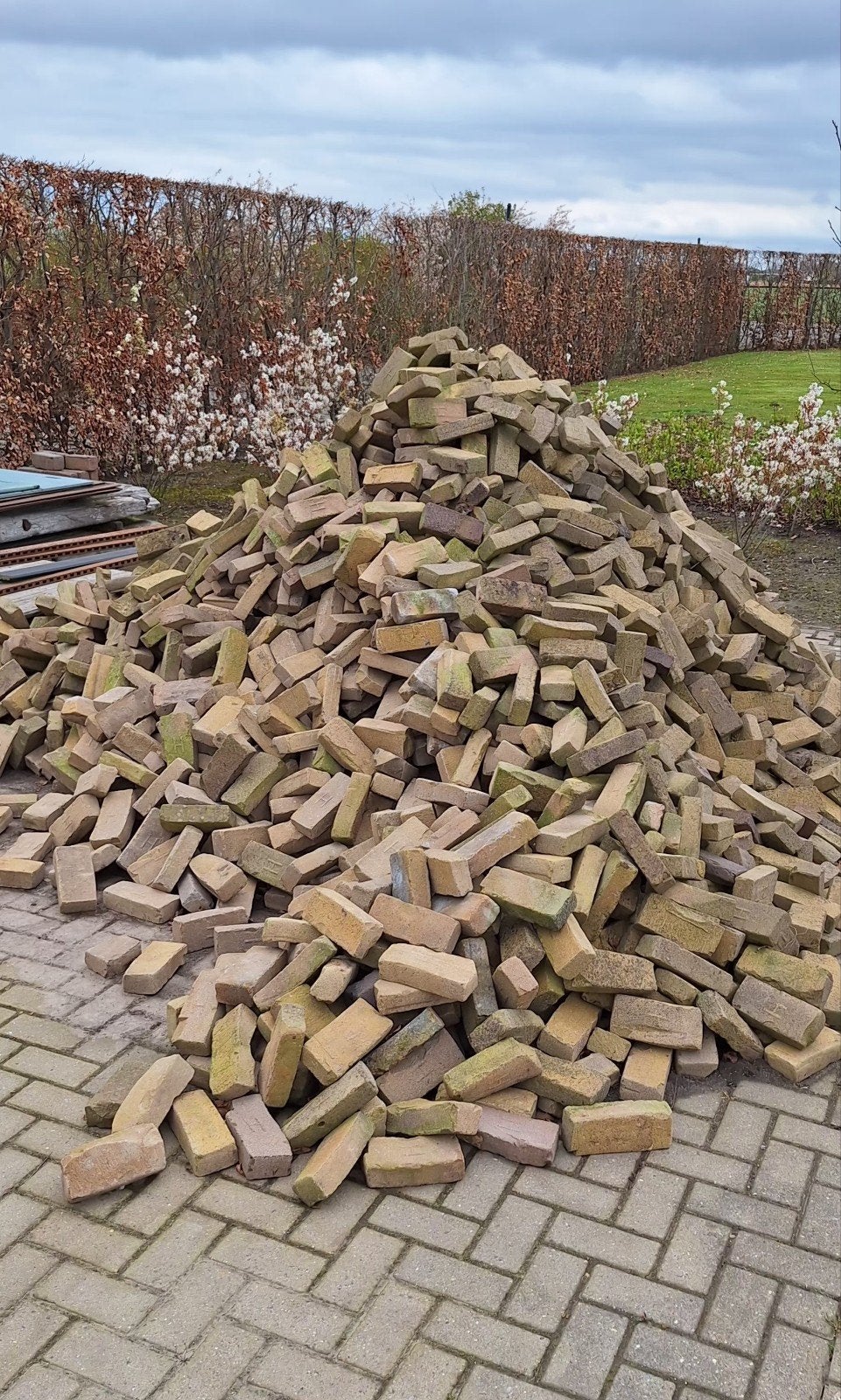 Oude gebakken waaltjes, Tuin en Terras, Tegels en Klinkers, Ophalen of Verzenden, 10 m² of meer, Klinkers