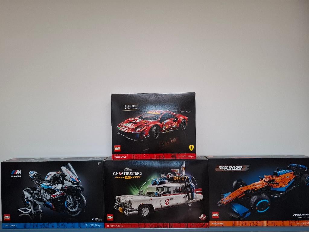 OPRUIMING 4x Lego voertuigen en een motor NIEUW & SEALED, Ophalen of Verzenden, Nieuw, Ongeopend/sealed, Lego
