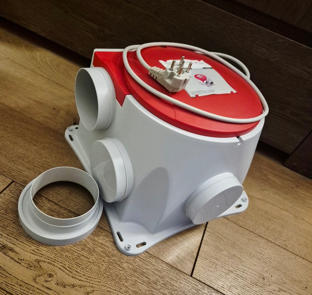 Gereviseerde Zehnder ComfoFan S ventilatiebox, Doe-het-zelf en Verbouw, Ophalen of Verzenden, Zo goed als nieuw, Ventilator en Afzuiger