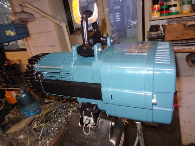 DEMAG ketting takel type DK2 250 kg, Ophalen of Verzenden, Zo goed als nieuw, Elektrisch