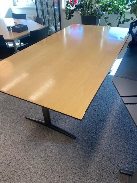 Vergadertafel, Huis en Inrichting, Tafels | Eettafels, Ophalen, Gebruikt, 100 tot 150 cm, 200 cm of meer