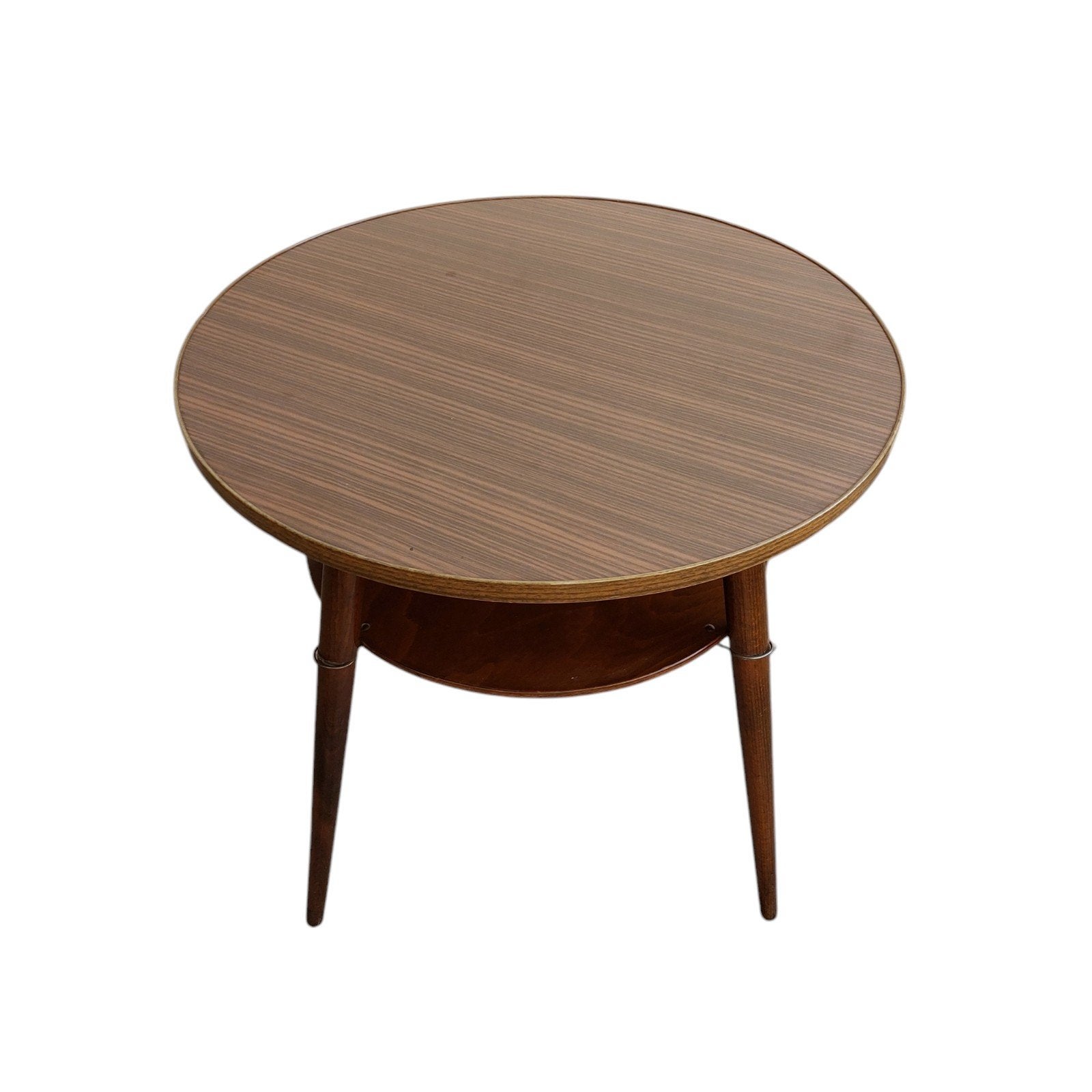 Vintage bijzettafel, koffietafel met formica blad, Ophalen