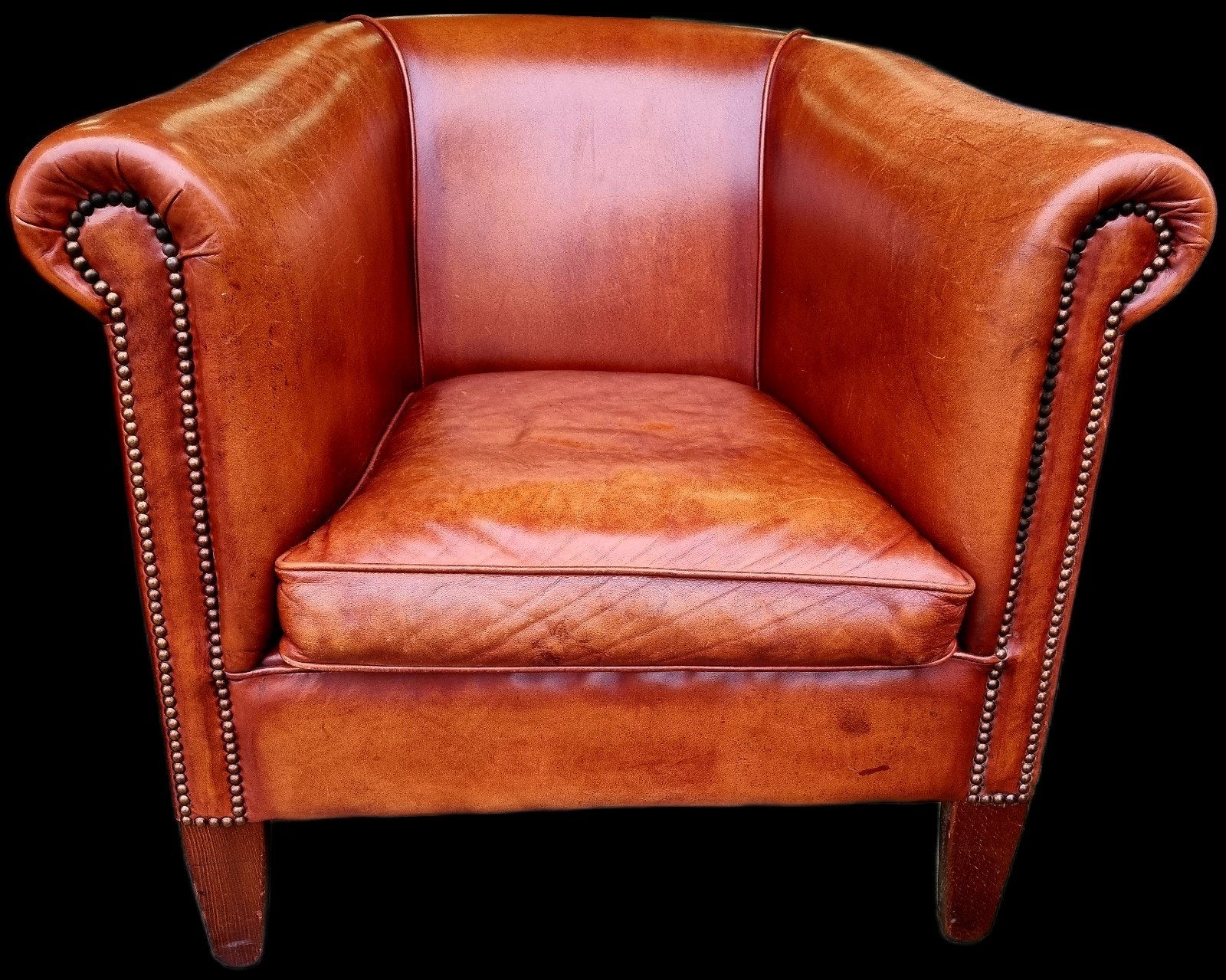 Prachtige Chesterfield Bendic club fauteuil + BEZORGING, Gebruikt, ., Chesterfield, Ophalen of Verzenden