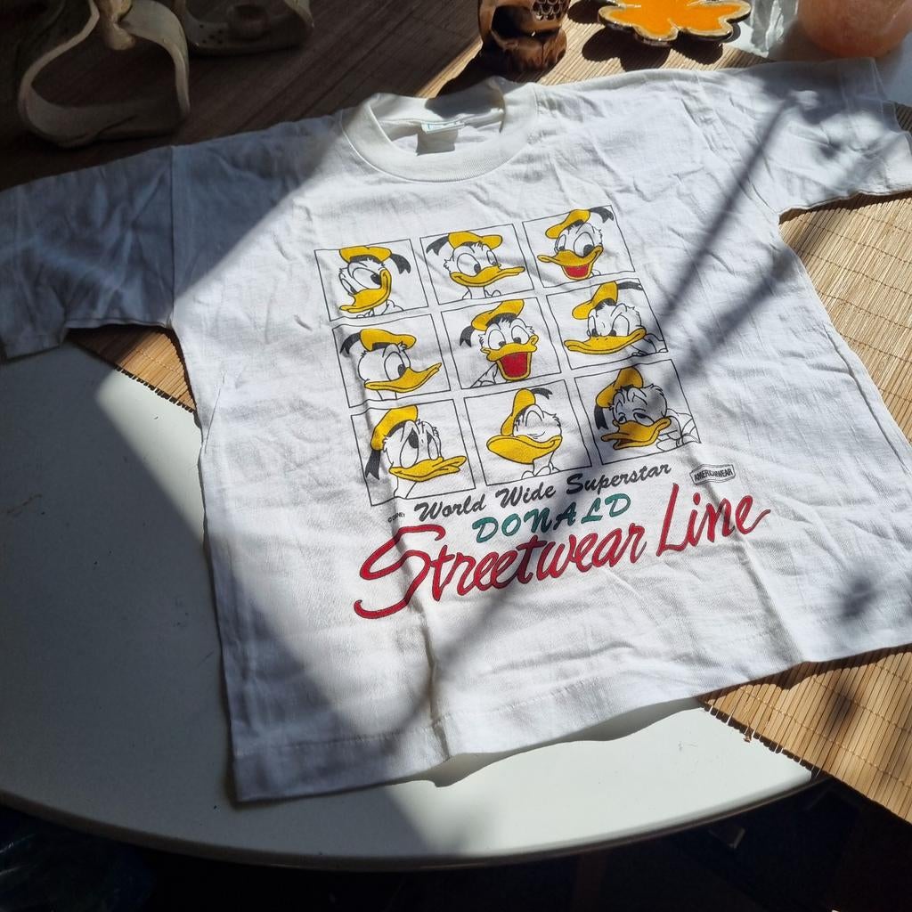 Zeldzaam vintage Donald duck shirt, Ophalen of Verzenden, Nieuw, Jongen of Meisje, Shirt of Longsleeve
