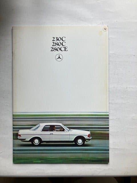 Mercedes-Benz W123 Coupé Brochure 1978 (230C, 280C, 280CE)NL, Ophalen of Verzenden, Zo goed als nieuw, Mercedes
