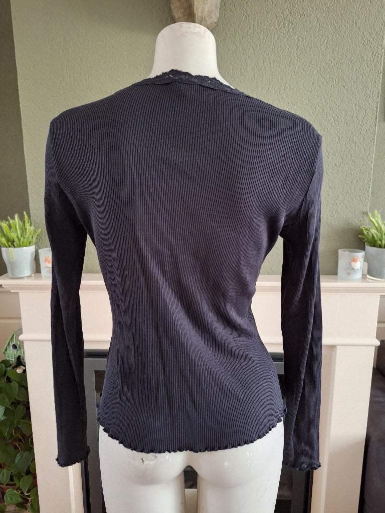 Mark zwart lieflijk vest cardigan M 38 40, Verzenden, Zo goed als nieuw, Maat 38/40 (M), Zwart