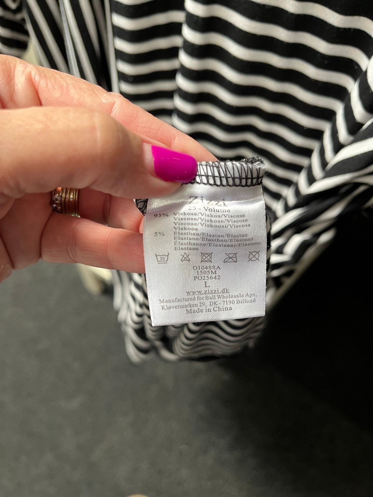 Zizzi gestreepte tuniek/jurk, maat L, Zwart, Maat 46/48 (XL) of groter, Ophalen of Verzenden, Zo goed als nieuw