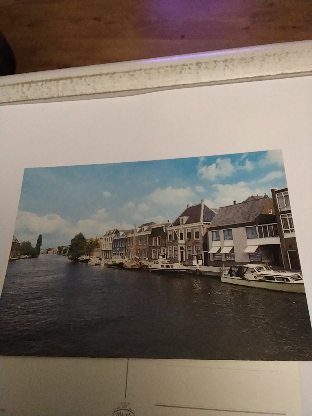 Ansichtkaart Alphen aan den Rijn - Gezicht op de Oude Rijn, Ophalen of Verzenden, 1960 tot 1980, Ongelopen, Zuid-Holland