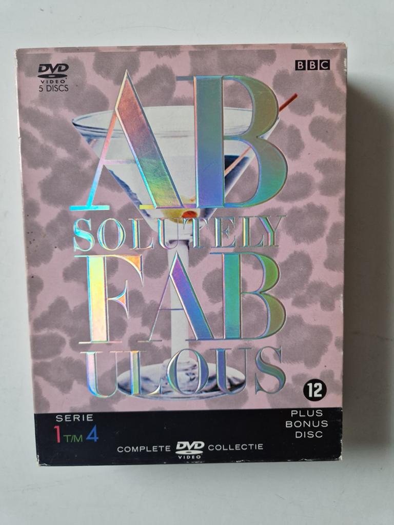 Absolutely Fabulous - Complete DVD Collectie (Serie 1-4), Cd's en Dvd's, Dvd's | Tv en Series, Gebruikt, Komedie, Vanaf 12 jaar