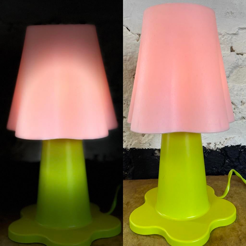 Vintage 90’s Ikea Mammut lampje bloem meerdere beschikbaar, Huis en Inrichting, Lampen | Tafellampen, Gebruikt, Kunststof, Ophalen of Verzenden