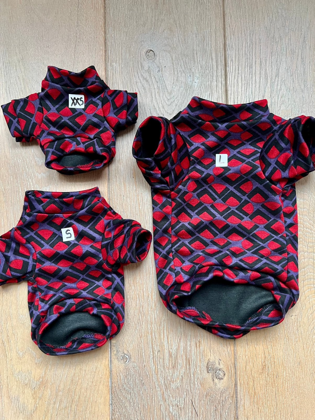 Handmade HONDENSHIRT Chihuahua Xolo Pup Boomer Pom Naakthond, Ophalen of Verzenden, Nieuw, Hondenshirt, Op maat gemaakt