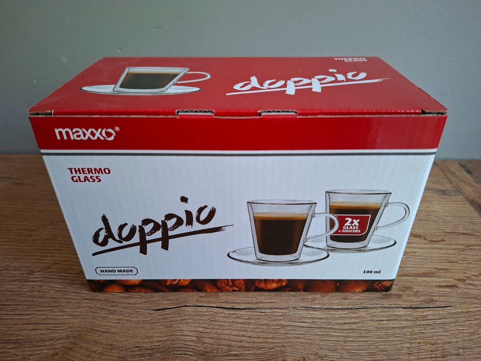 Maxxo dubbelwandige glazen doppio (3 á 4 stuks), Ophalen, Nieuw, Overige typen