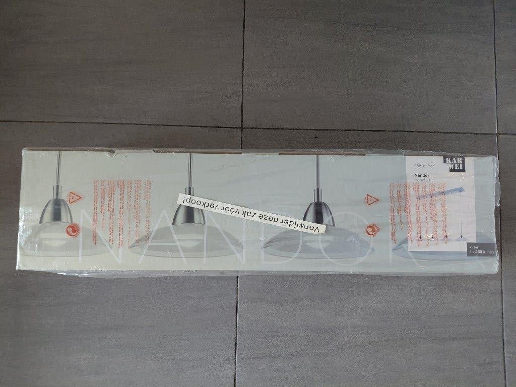Hanglamp (nieuw in verpakking), Ophalen, Nieuw, Overige fittingen, Glas