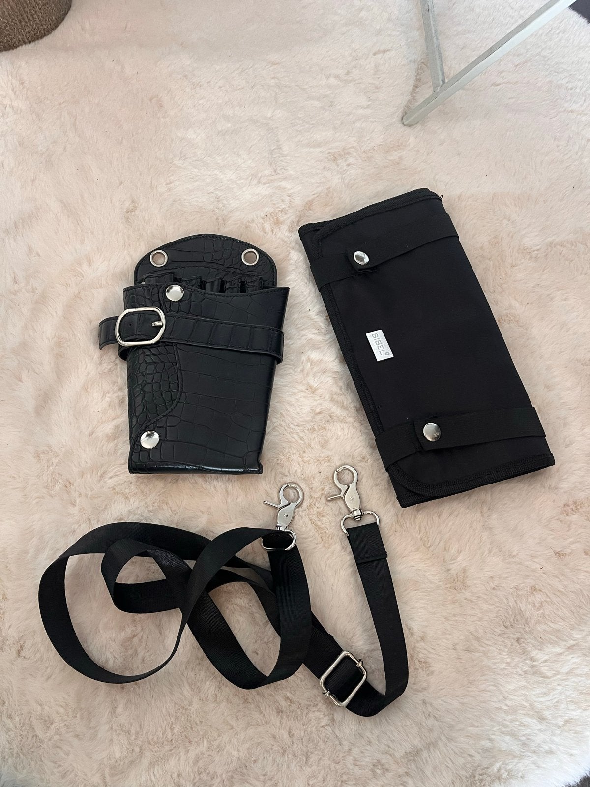 2 kappers tassen - Gereedschapshouders voor haarstylisten, Sieraden, Tassen en Uiterlijk, Beautycases, Ophalen, Gebruikt, Zwart