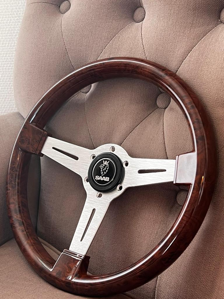 Prachtig Houten Stuurwiel | Nardi Saab | Stuur | Stuurtje, Auto-onderdelen, Ophalen of Verzenden, Gebruikt, BMW