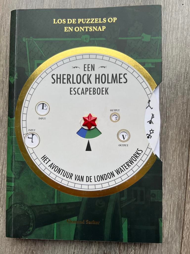 Sherlock Holmes ESCAPEboek, Ophalen of Verzenden, Zo goed als nieuw, Ormond Sacker