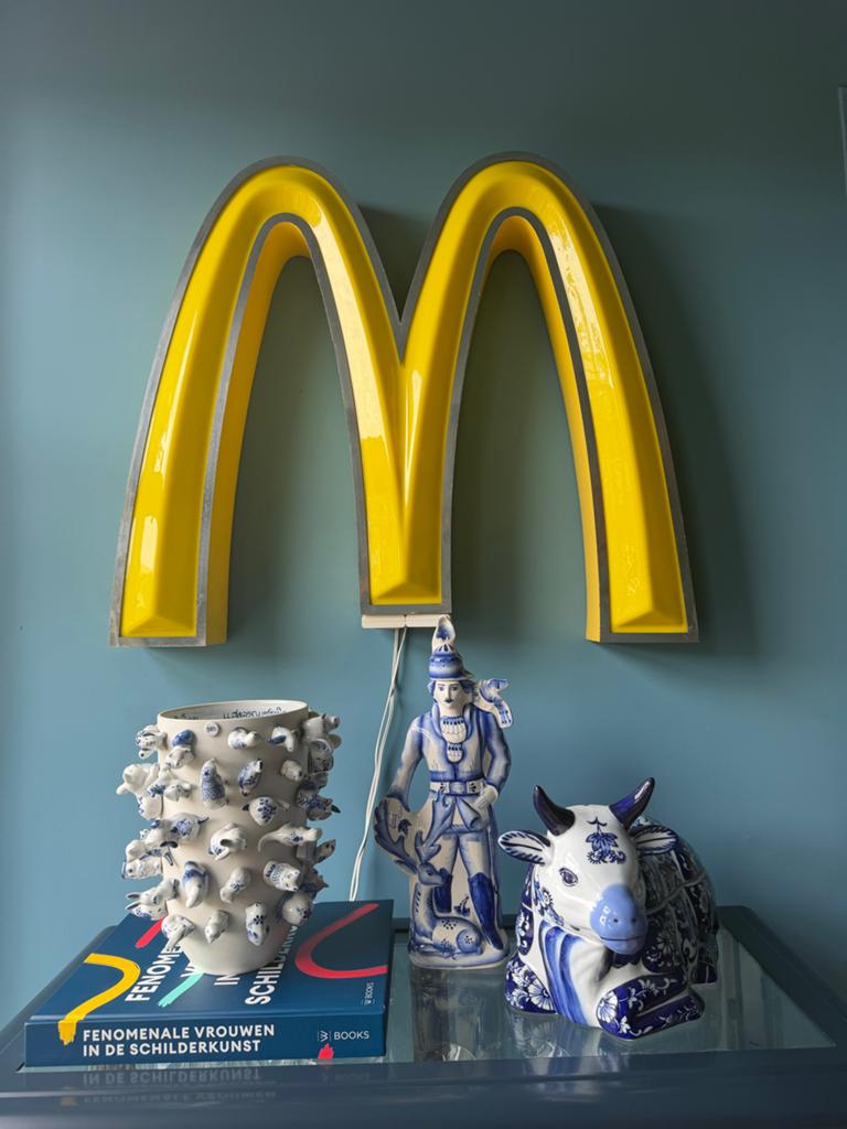POLLSPOTTEN Delfts Blauw Koe pot - Uniek en Decoratief, Antiek en Kunst, Ophalen