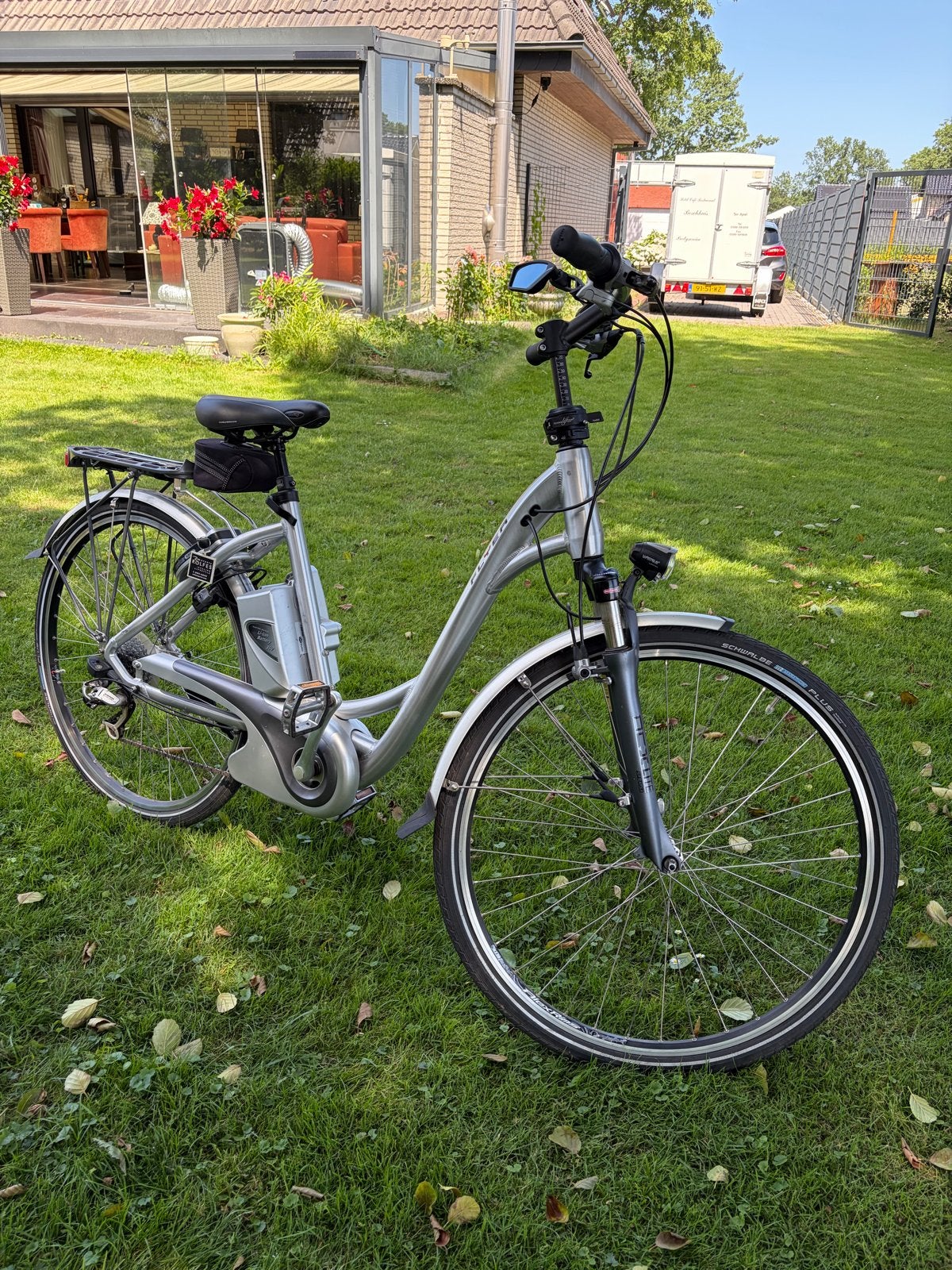 Flyer elektrische fiets - Goed onderhouden e-bike, Gebruikt, 51 tot 55 cm, 30 tot 50 km per accu, Ophalen