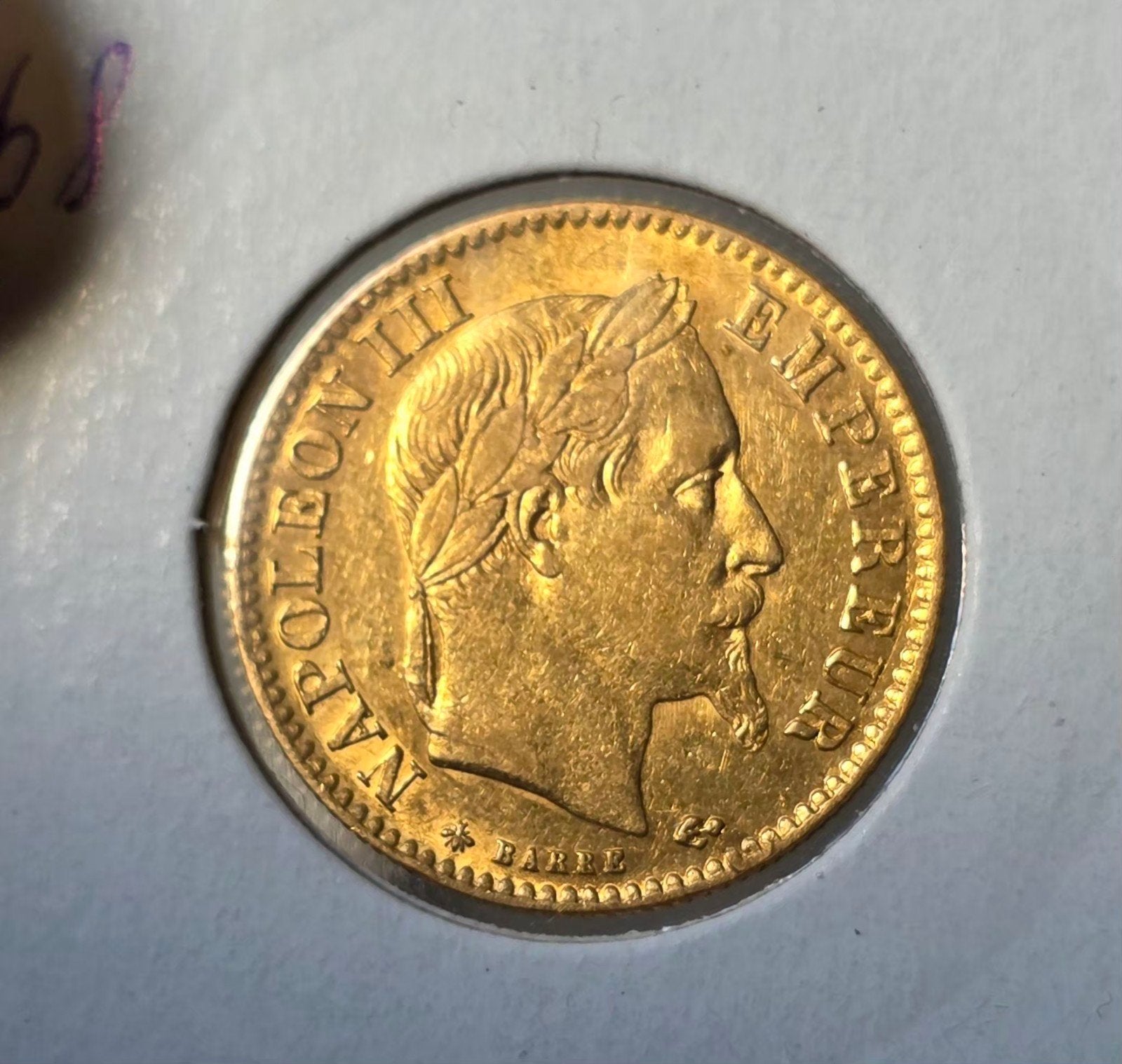 10 francs 1868 Frankrijk, Verzenden, Goud