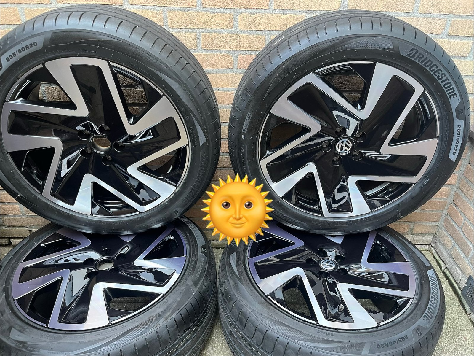 NIEUWE  20 “ orig  VW ID Buzz Bridgestone zomerset, Ophalen, Bestelwagen, Banden en Velgen, Nieuw