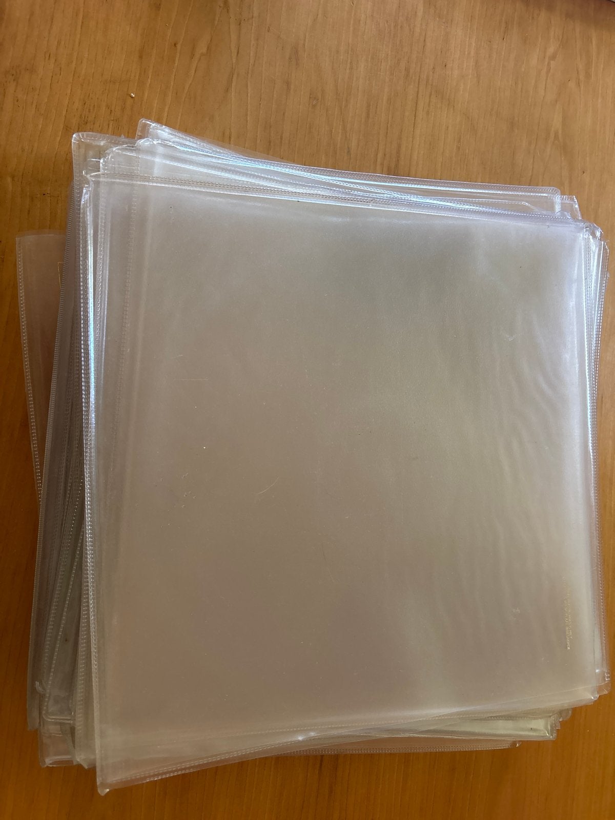 pvc beschermhoezen buitenhoezen platenhoezen 25 stuks lp 12”, Cd's en Dvd's, LP, Gebruikt, Ophalen of Verzenden, 12 inch