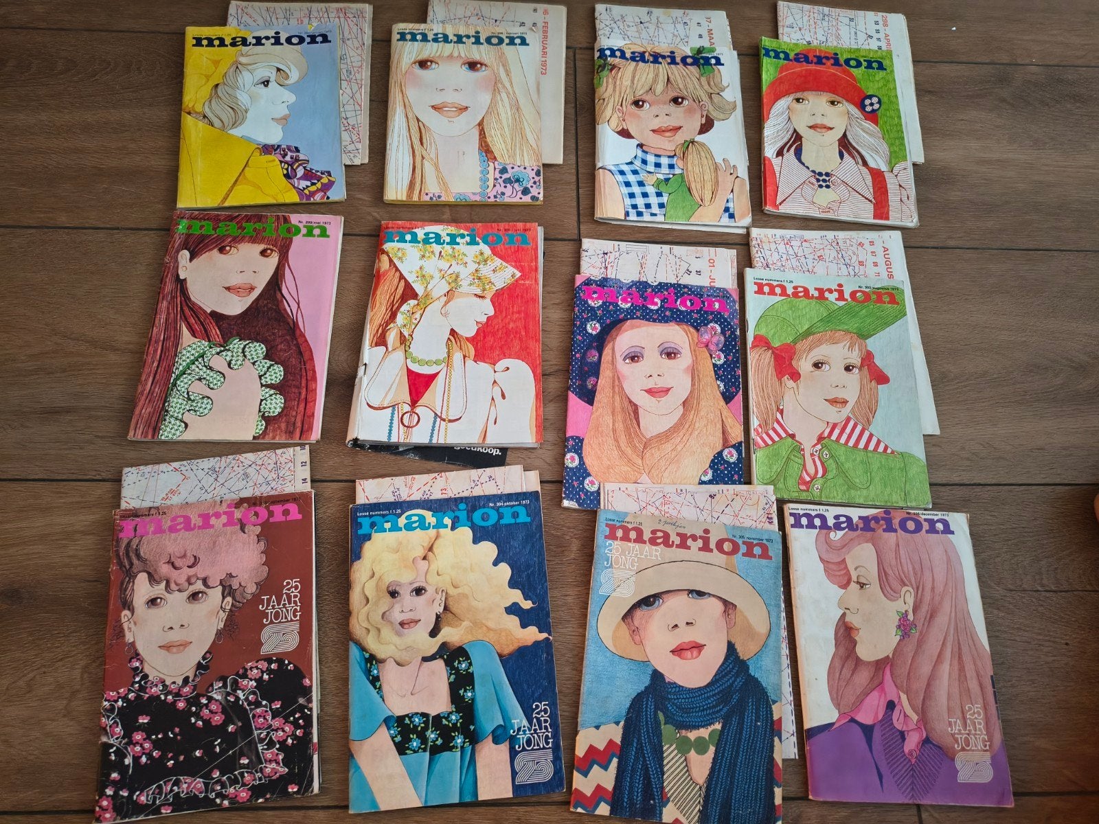 kledingpatronen jaren 70 seventies mode 1973 marion fashion, Ophalen of Verzenden, Gebruikt, Marion