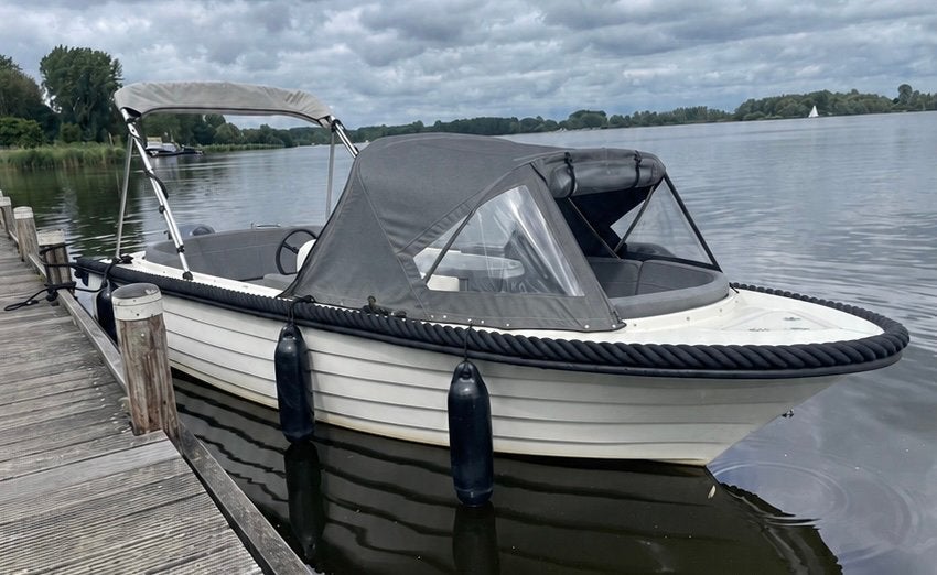 Prachtige Liberty 505 sloep (2022) met Yamaha 15 PK 4-takt, Watersport en Boten, Ophalen, Overige merken, Buitenboordmotor, Viertaktmotor