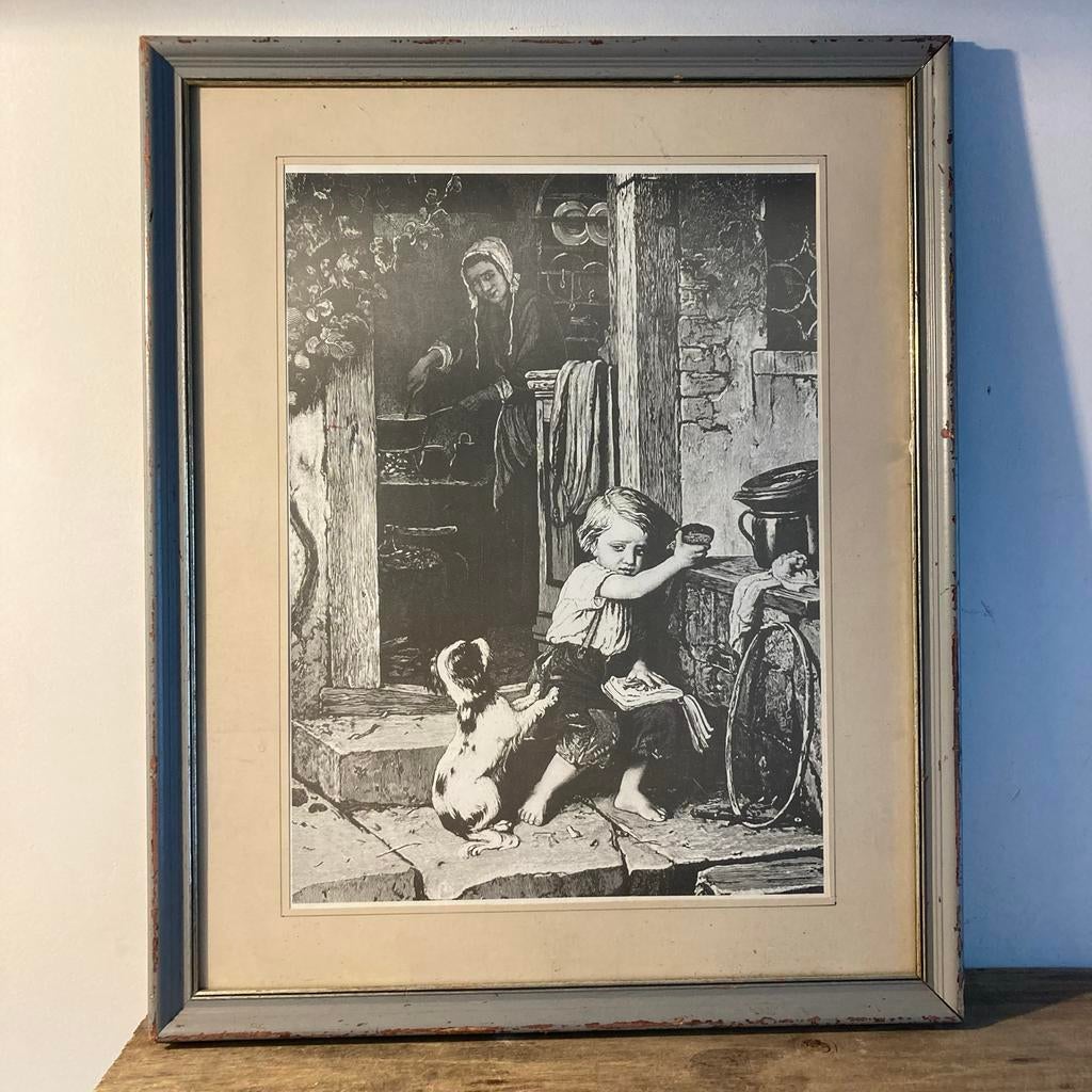 Vintage ets/gravure Alexander Hugo Bakker Korff, Ophalen of Verzenden