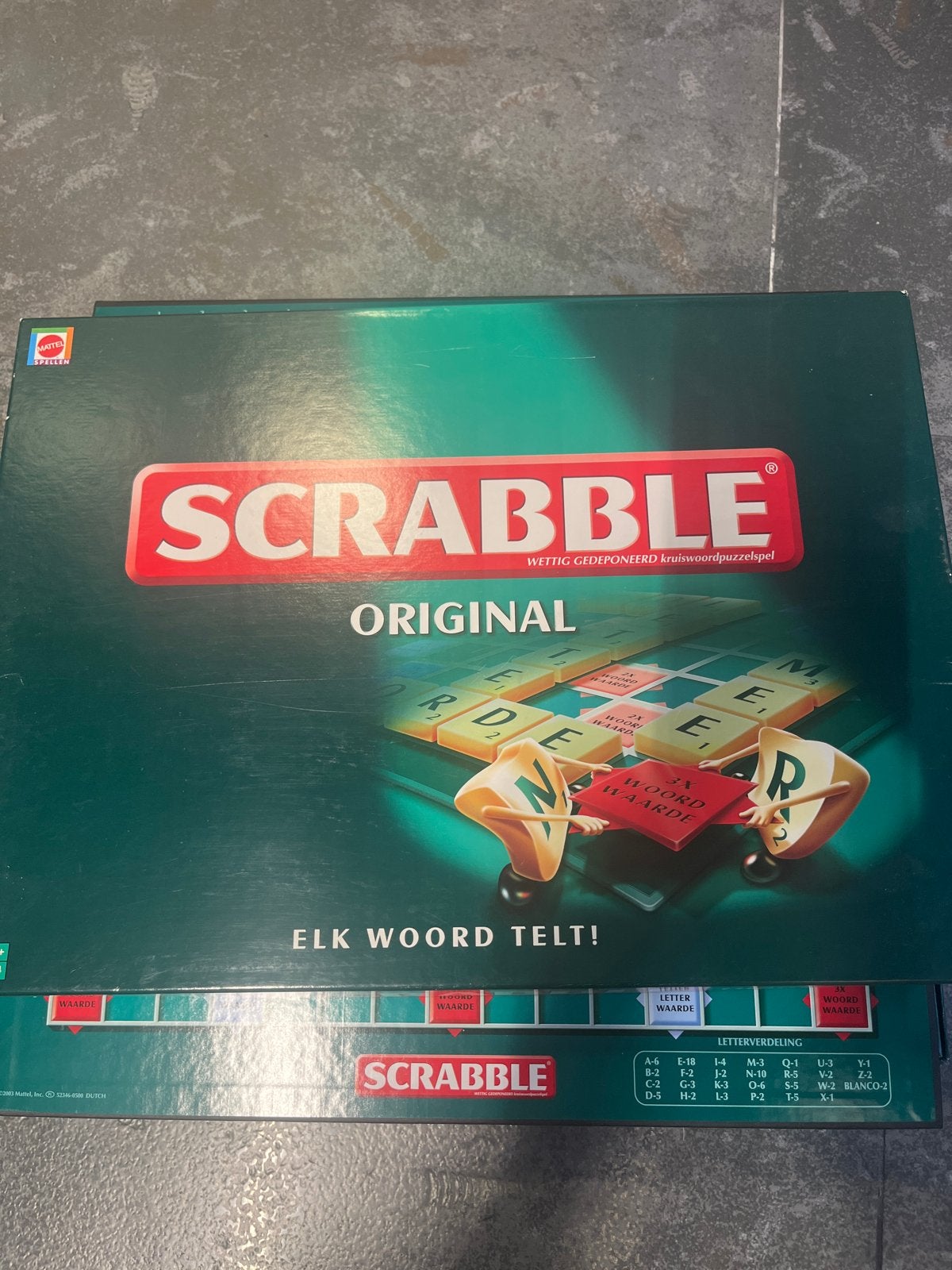 Scrabble Original Bordspel - Klassiek Woordspel, Drie of vier spelers, Ophalen of Verzenden, Zo goed als nieuw