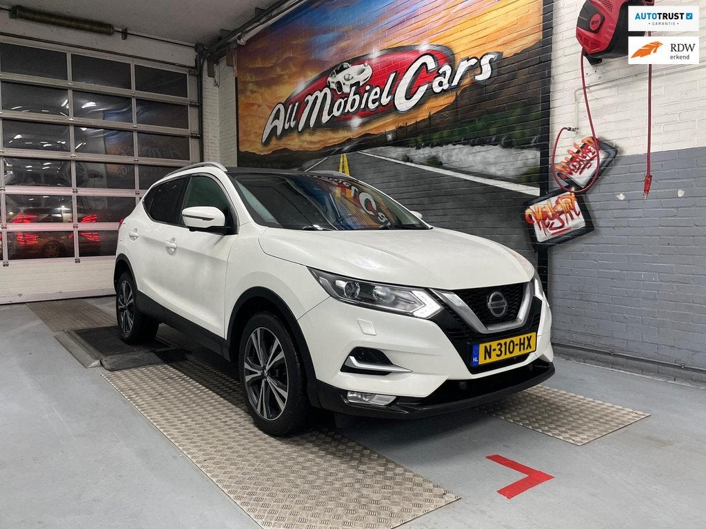 Nissan Qashqai 1.3 DIG-T Tekna Airco | Pano | 360 cam, Auto's, Nissan, Gebruikt, Euro 6, 4 cilinders, 1290 kg