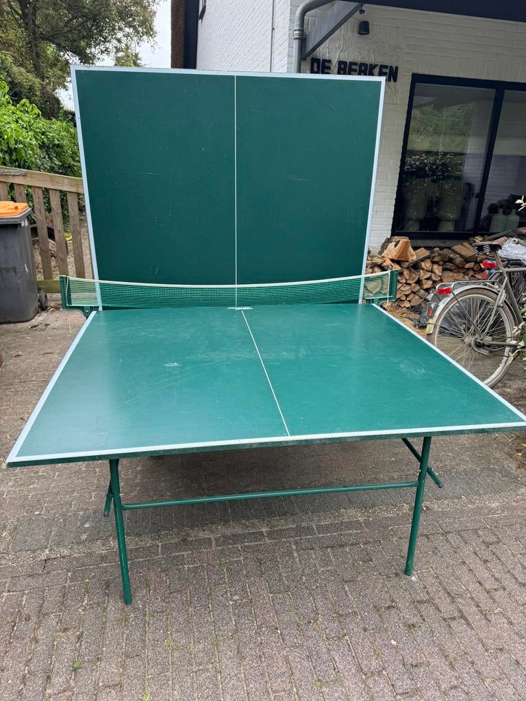 Kettler tafeltennistafel inklapbaar op wielen, Ophalen, Gebruikt, Inklapbaar