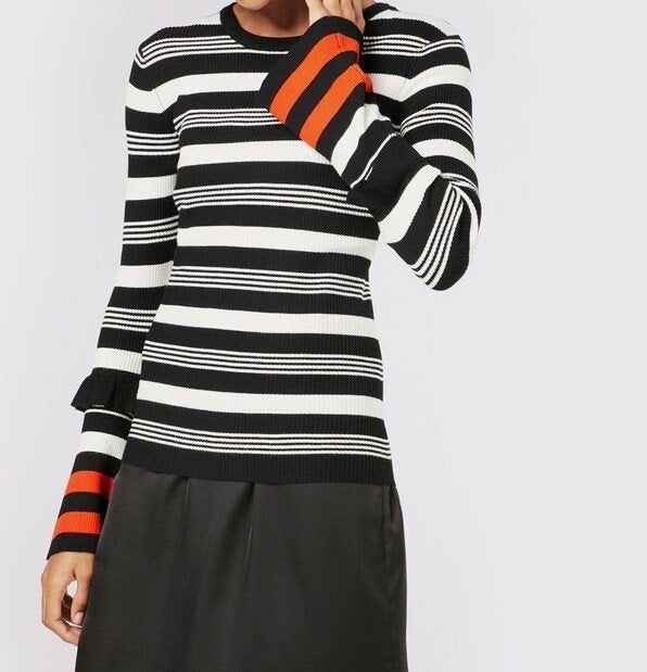 Ruffle striped pullover (eksept), Meerkleurig, Nieuw, Ophalen of Verzenden, Eksept