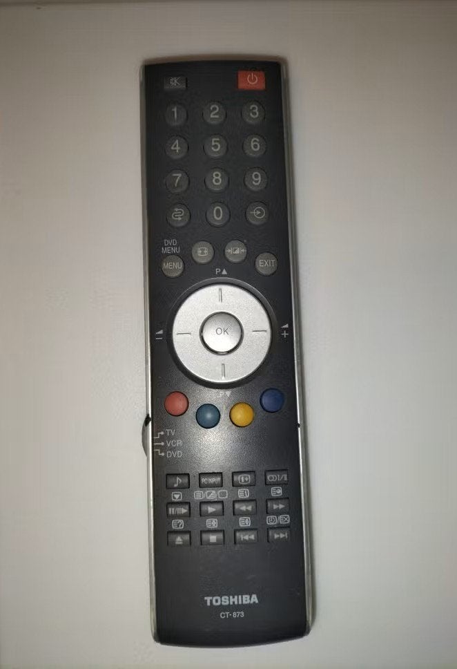 Originele Toshiba CT-873 Afstandsbediening voor LCD-TV, Ophalen of Verzenden, Tv