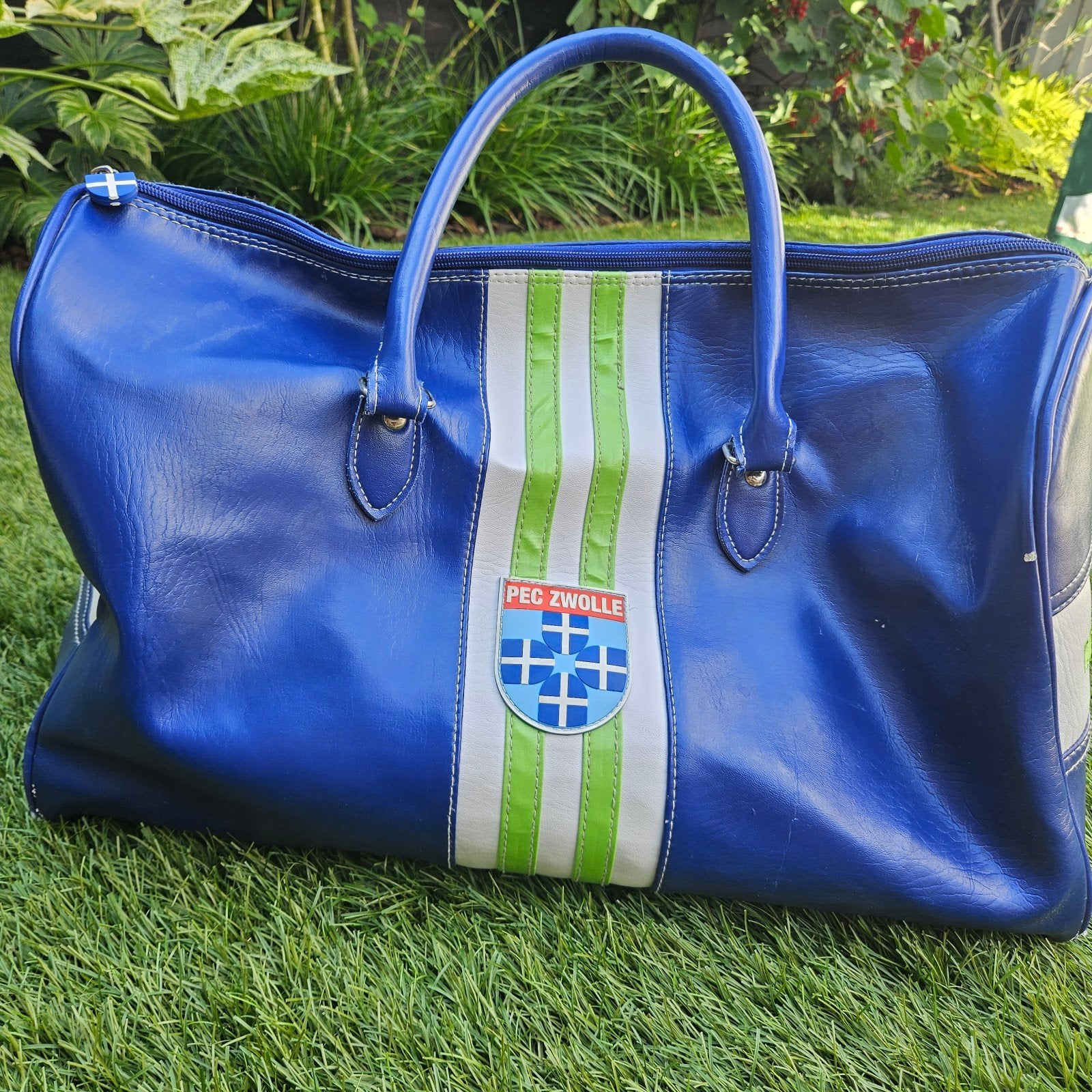 PEC Zwolle weekendtas, 40 tot 60 cm, Gebruikt, 20 tot 30 cm, Blauw