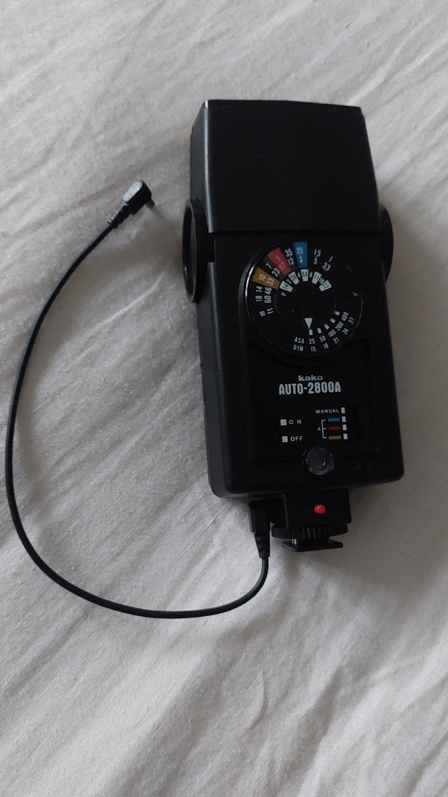 Kako AUTO-2800A Externe Flitser - Vintage Camera Accessoire, Overige merken, Gebruikt, Voor analoge fotografie, Externe flitser