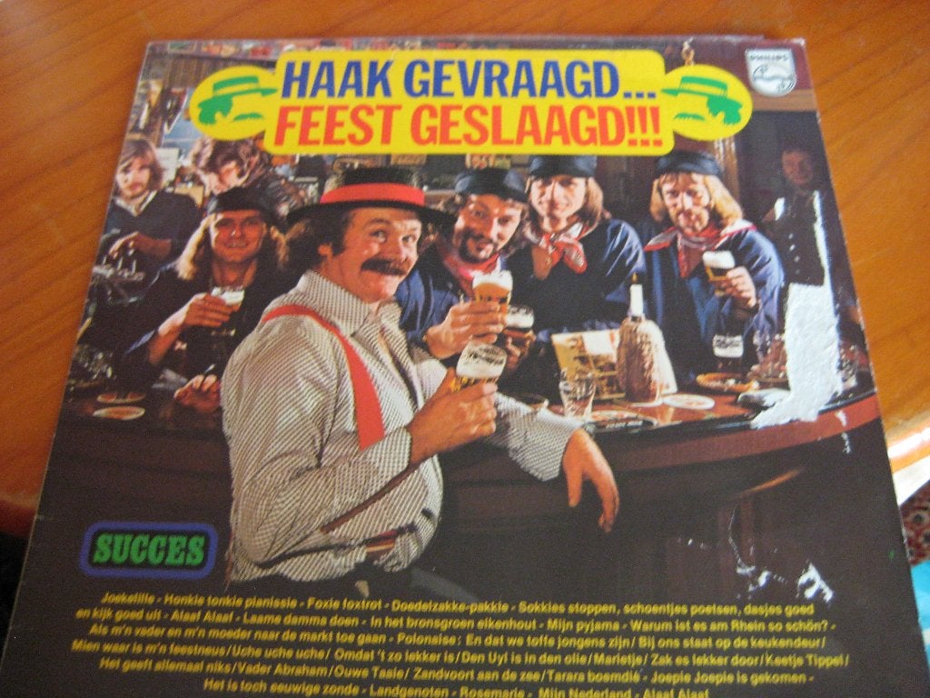 LP, Haak gevragd... Feest geslaagd!!, Ophalen of Verzenden, Zo goed als nieuw, LP