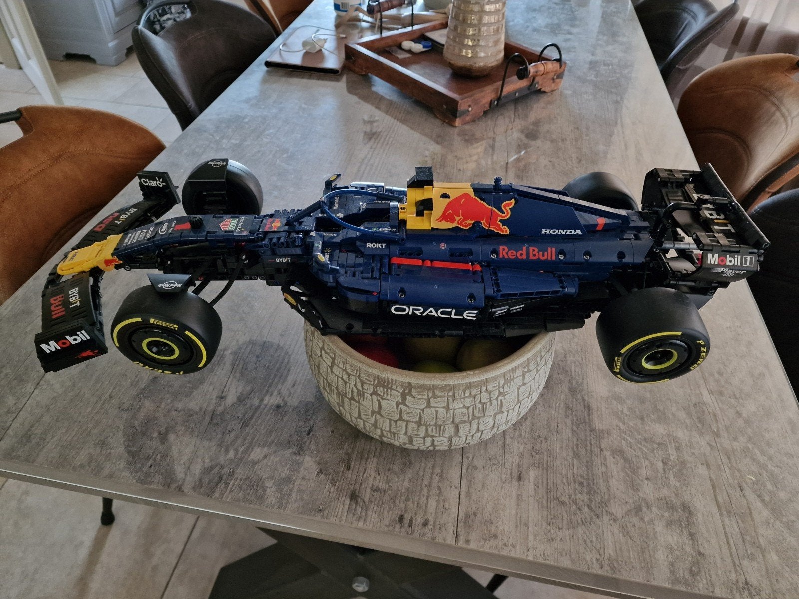 Max Verstappen 1:8 red bull, Overige merken, Auto, Groter dan 1:32, Ophalen of Verzenden