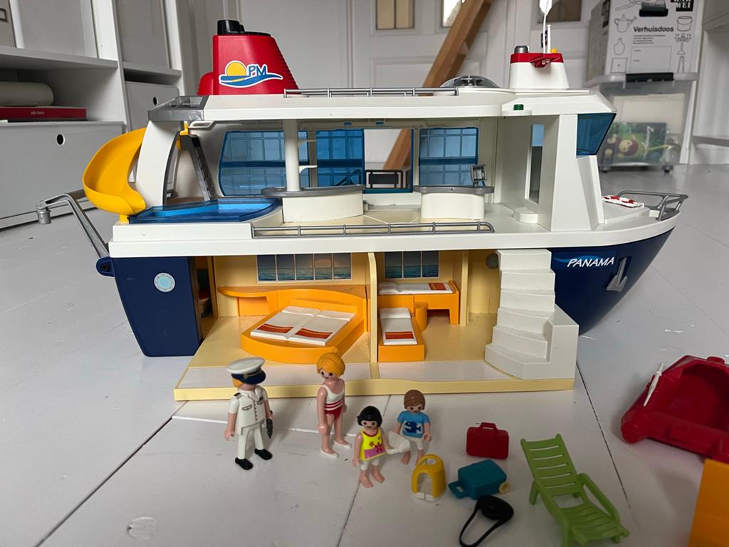 Playmobil Cruiseschip Panama met accessoires, Kinderen en Baby's, Speelgoed | Playmobil, Ophalen, Gebruikt