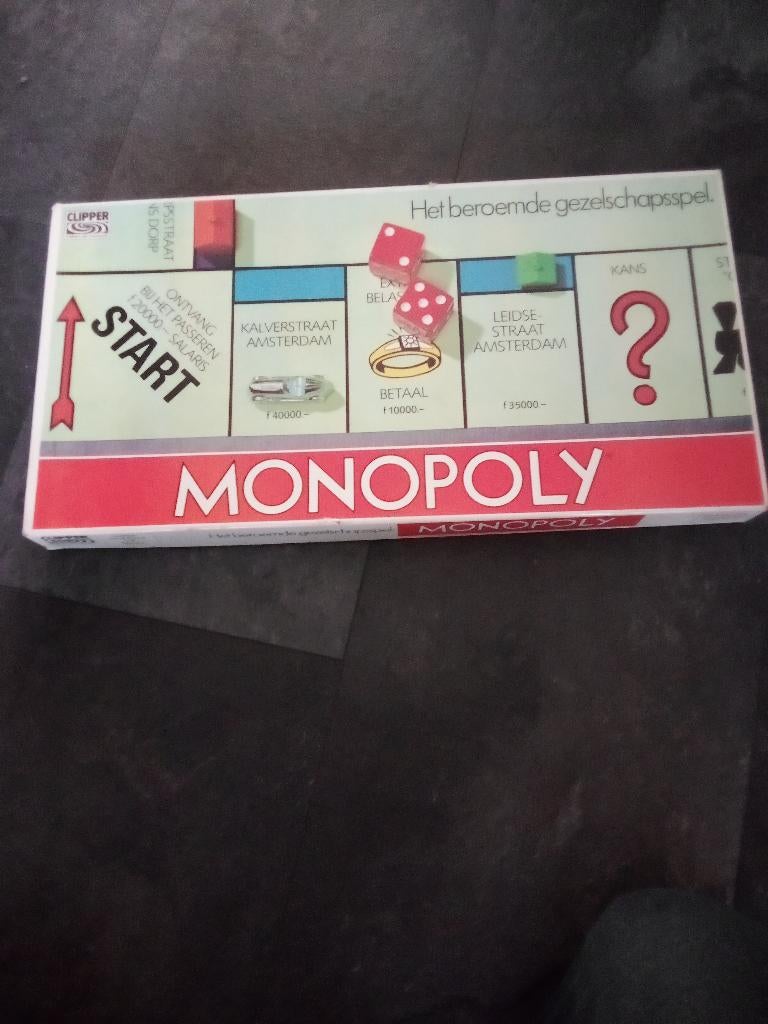 Monopoly, Vijf spelers of meer, Ophalen of Verzenden, Zo goed als nieuw, Clipper