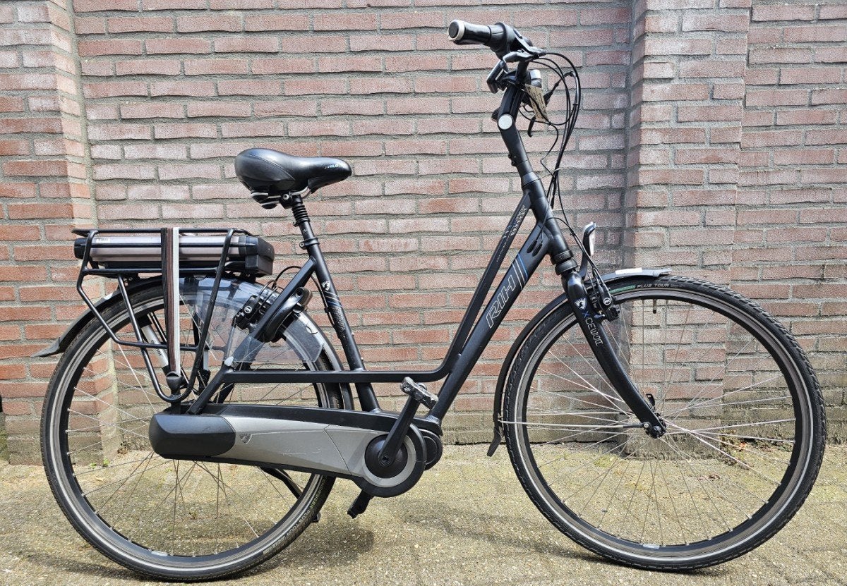 RIH X-omega 3 Dames 54 cm Hydr/Nuv ZWm Dames Zwart Mat 54cm, Fietsen en Brommers, Elektrische fietsen, Gebruikt, -, -, 51 tot 55 cm