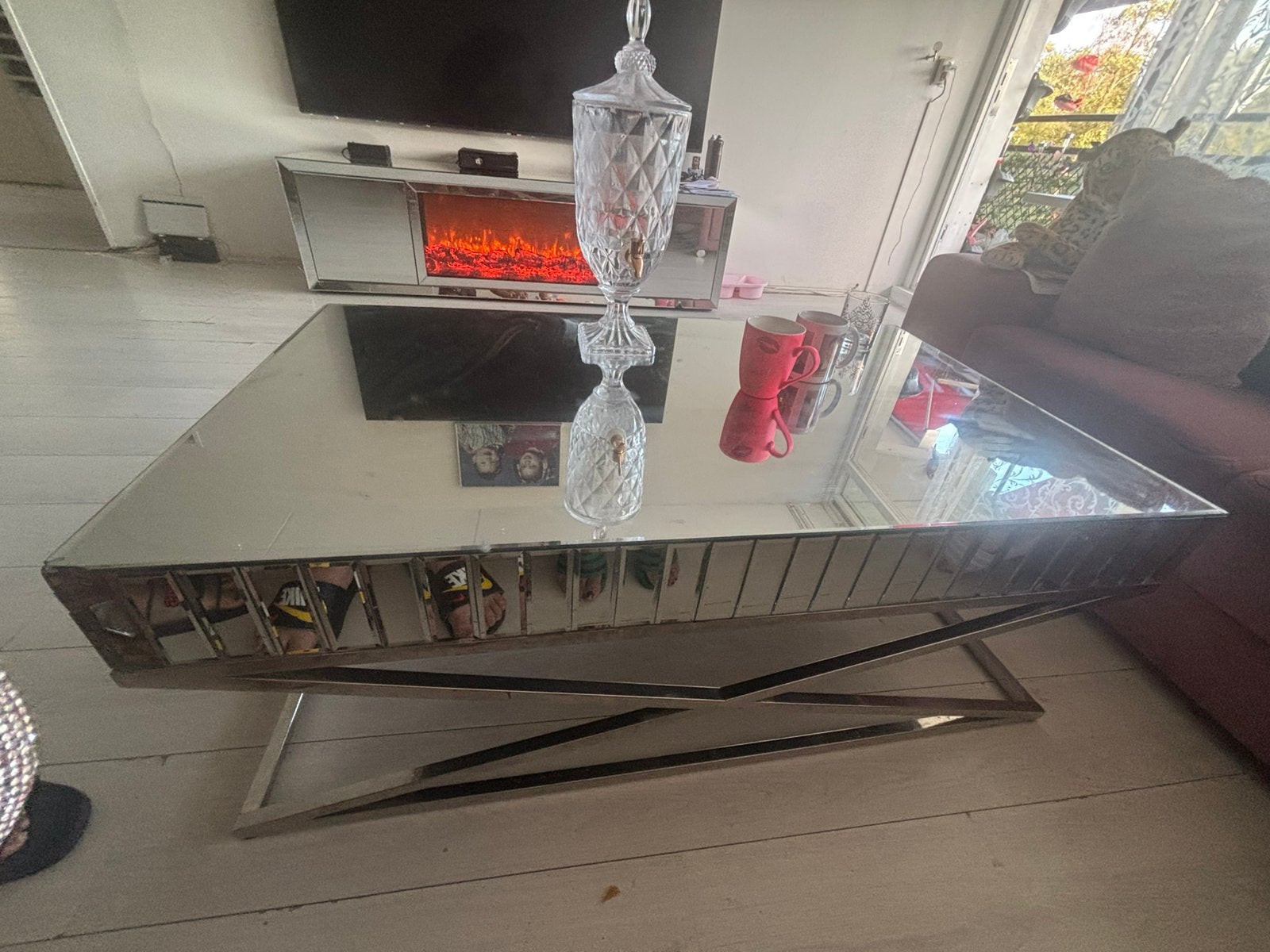 Salon accessoire, Huis en Inrichting, Ophalen of Verzenden, Gebruikt, Rond, 50 tot 100 cm
