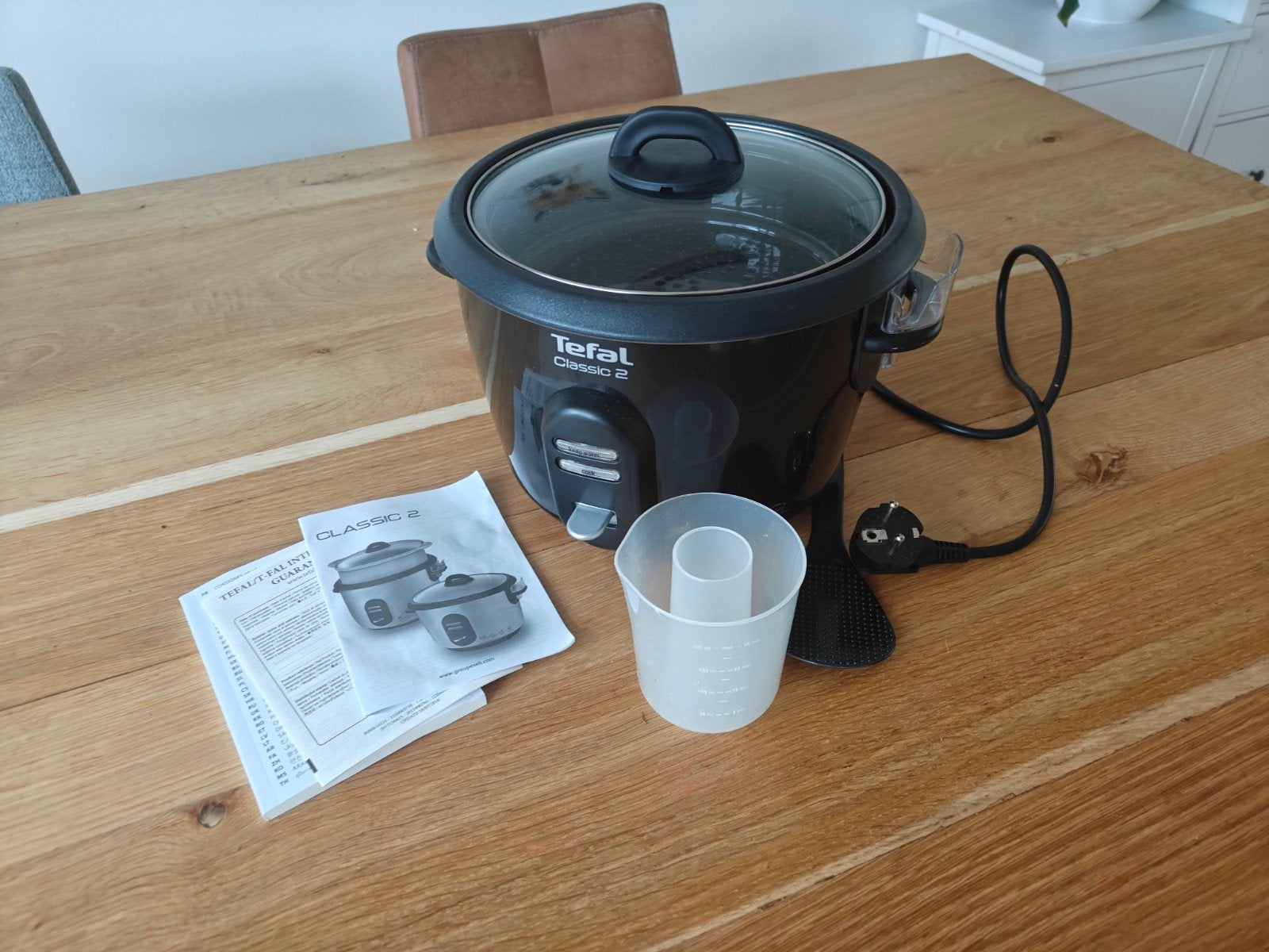 Tefal Classic 2 Rijstkoker met stoomfunctie, Ophalen, Zo goed als nieuw