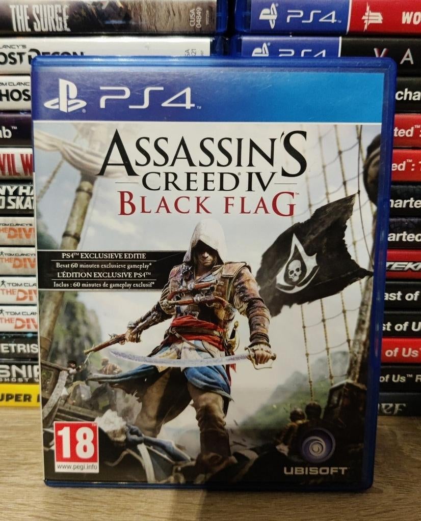 Assassin's Creed black flag playstation 4, Avontuur en Actie, Vanaf 18 jaar, ., 1 speler