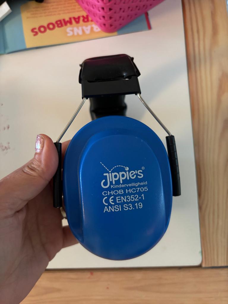Jippie's Kindergehoorbescherming Blauw, Ophalen of Verzenden, Zo goed als nieuw
