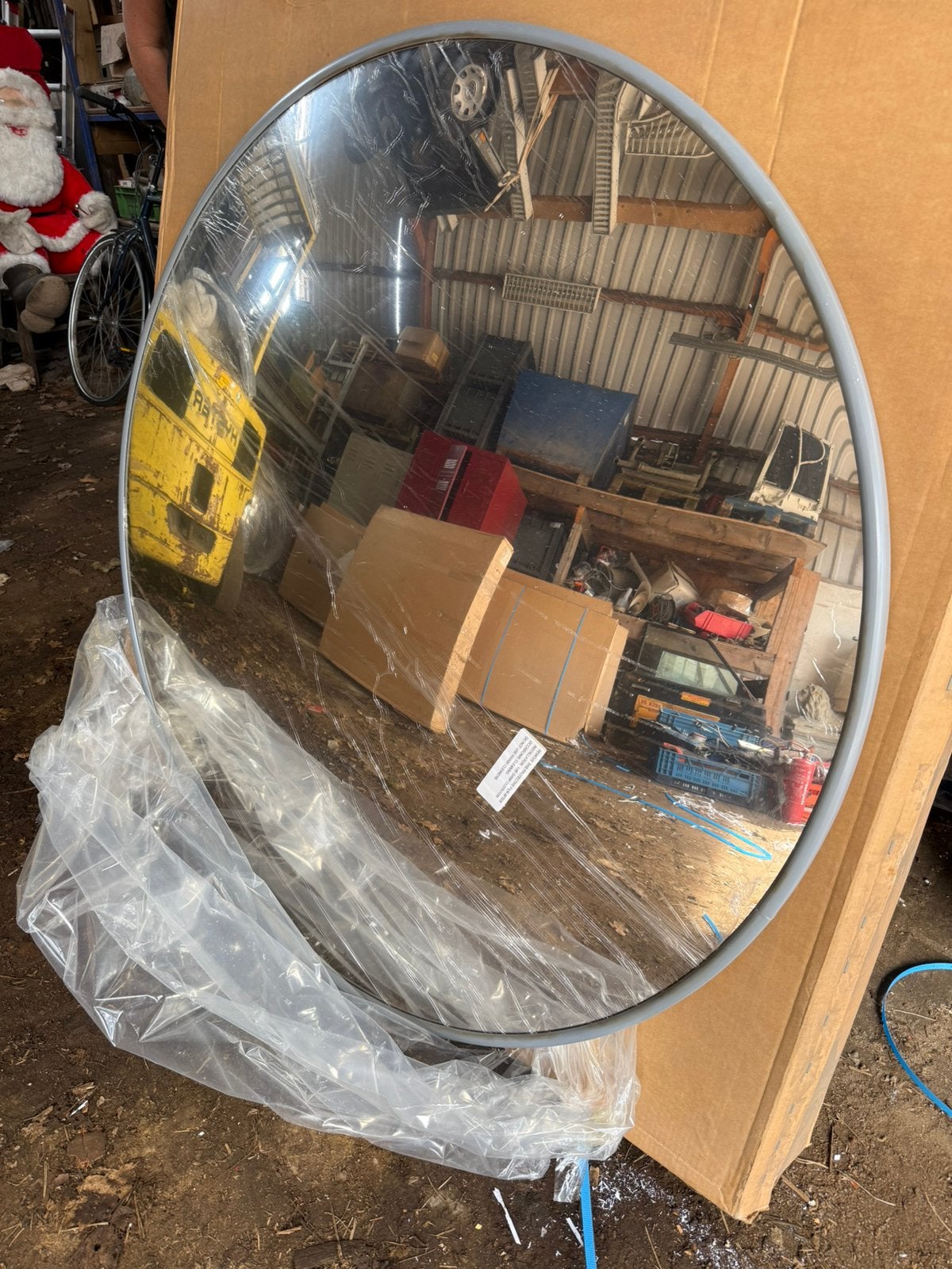 Nieuw veiligheidsspiegel/verkeersspiegel/bolspiegel - 120 cm, Ophalen, 100 tot 150 cm, Rond, Nieuw