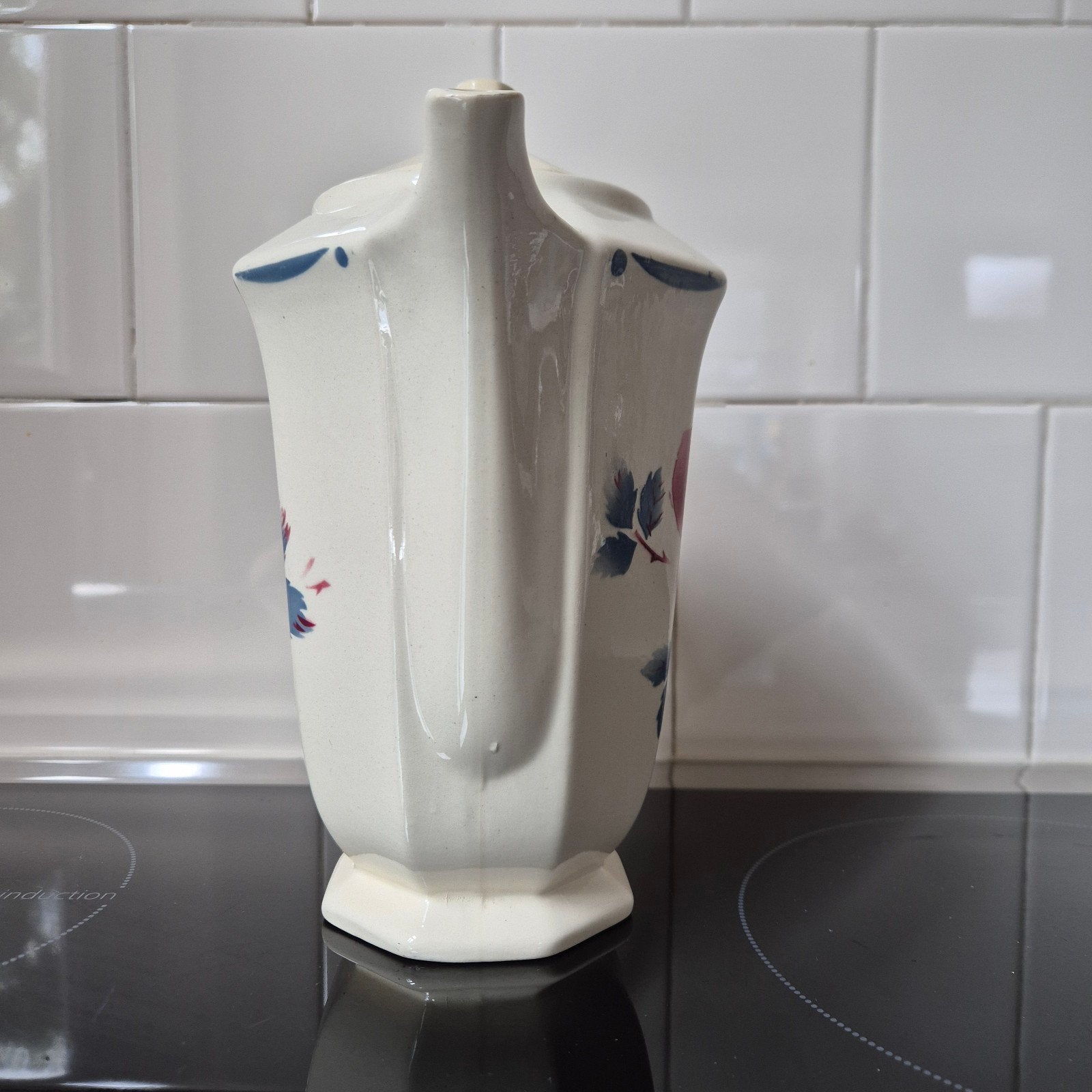 Vintage Digoin Boulogne grote koffie/theepot, Huis en Inrichting, Overige typen, Ophalen of Verzenden, Zo goed als nieuw, Overige stijlen