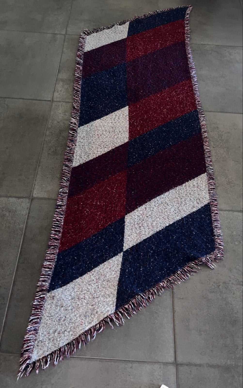 Omslagdoek wil (heerlijk warm), Ophalen of Verzenden, Gedragen